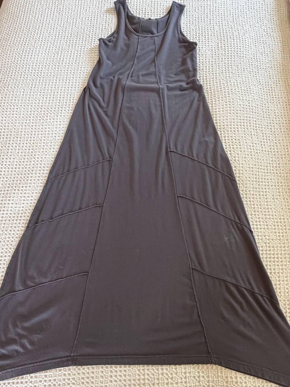 Mod-O-Doc Maxi Dress Asymmetrical Seamed Trapeze XS - Picture 10 of 10